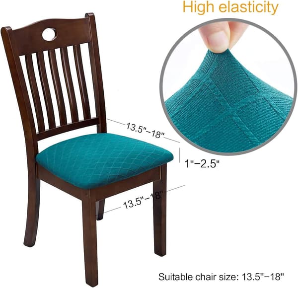 Stretch Jacquard Elastisk Stolsetetrekk Preget Stoltrekk fo