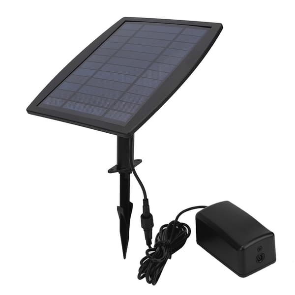 2,5W Solcelled iltluftpumpe, Solcelled Damppumpe, Akvarieluftblæser, Luft