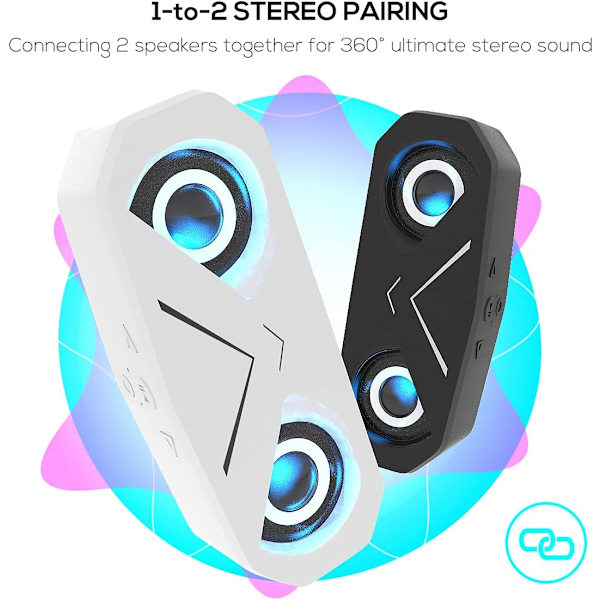 Bluetooth-kaiutin, kannettava langaton Bluetooth 5.0 -kaiutin L:llä