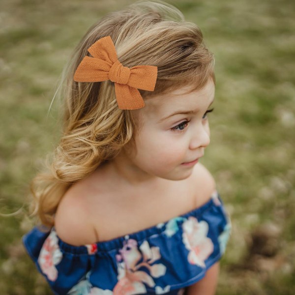 24ST Baby Girls Hair Roses Clips Barrettes Håraccessoarer med