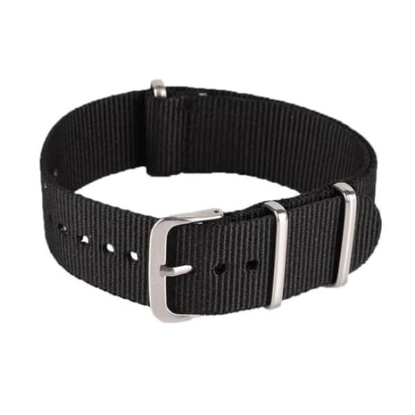 1 stk. Urrem nylonrem 18 mm Sort