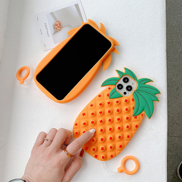 Silikone Fidget Legetøj Telefon Etui Push Pop Boble Beskyttende Etui,ip