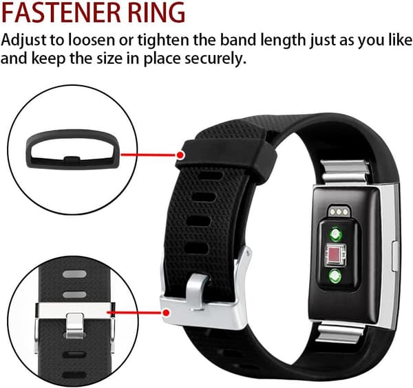 Reservedeler kompatible med Fitbit Charge 2, Classic & Speci