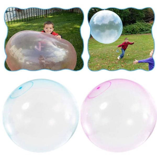 Soft Air Vattenfylld Bubble Ball Barn Utomhus Blow Up Balloo