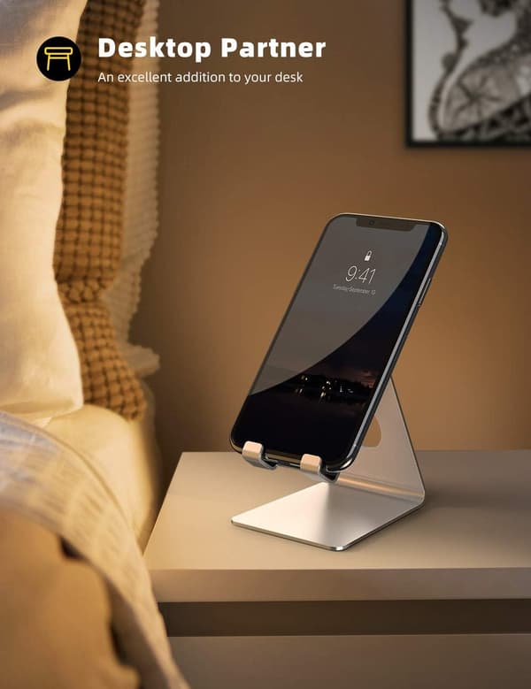 Telefonholder, Telefon Dock - Skrivebords Telefonholder til iPhone 13 Pro