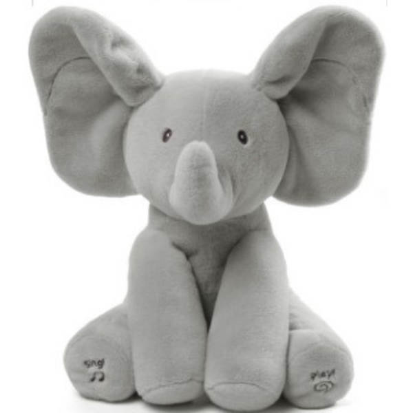 Elefant fluffig leksak USB