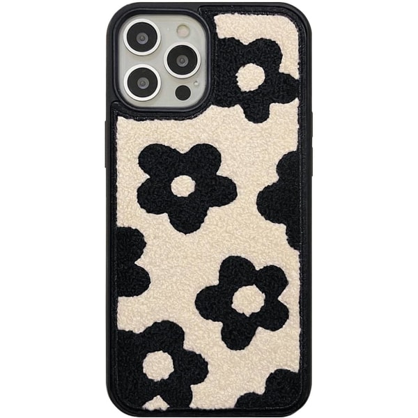 Kompatibel med iPhone 13 Pro Soft Texture Cute Flower Cloth Prot