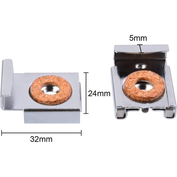 Kromiset peiliasennuspidikkeet 6mm