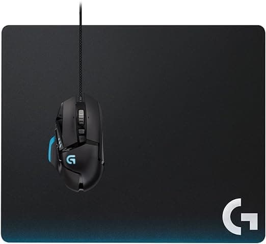 Logitech G440 Hard Gaming Mouse Pad for High DPI Gaming - Black,2