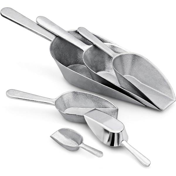 En-delt støbt aluminium fladbundet bar isskovl