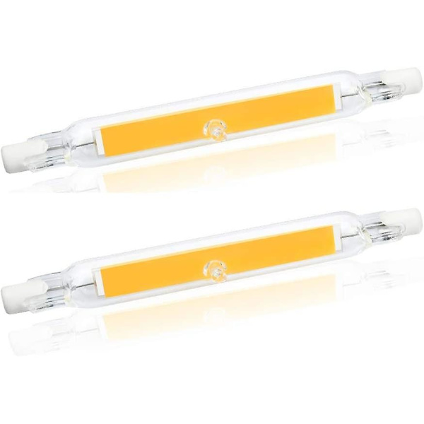 5w R7s 78mm J78 Cob Filament LED-pære, 500 Lumen 360 Grader, 30w