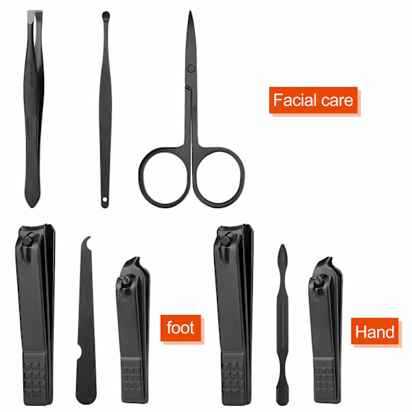 Manikyrset Personlig vård - Nagelklippare Kit Lyx Manikyr 8 I