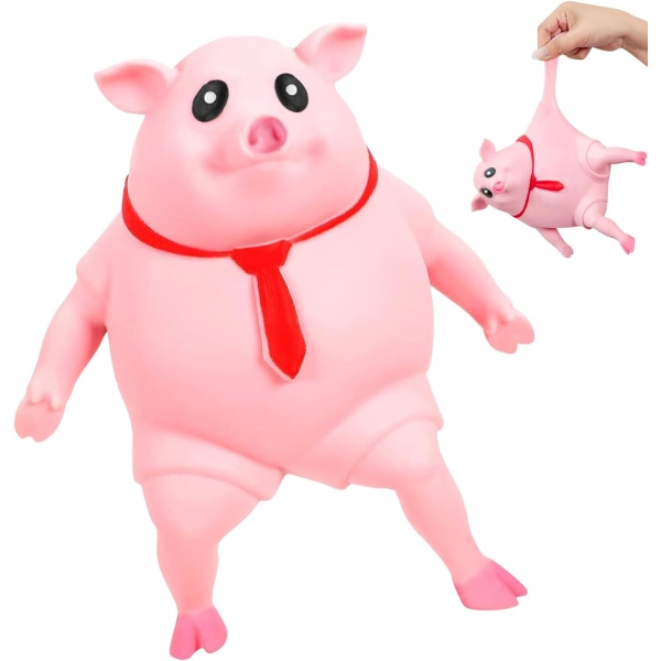 1 STK Squeeze Toy, Pig Stress Relief Legetøj, Squeeze Ball, Creative De