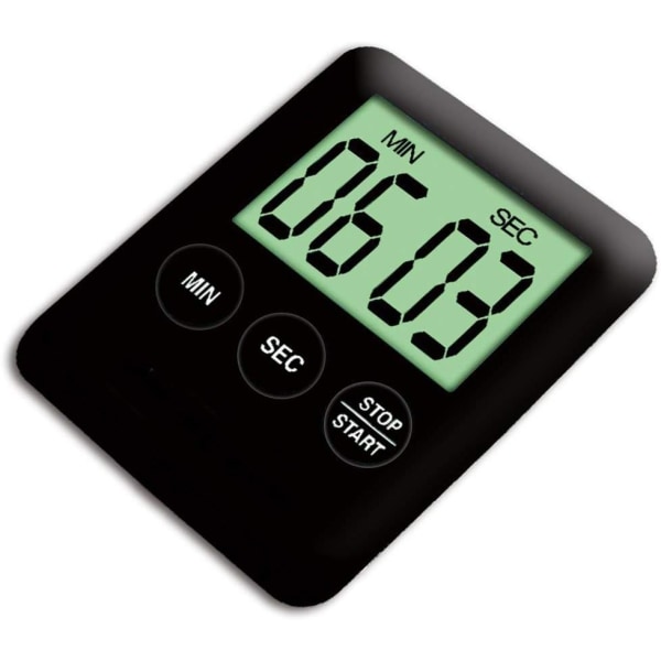 Magnet Elektronisk Timer - Slumpmässig Mönster Slim Stor Skärm Electr