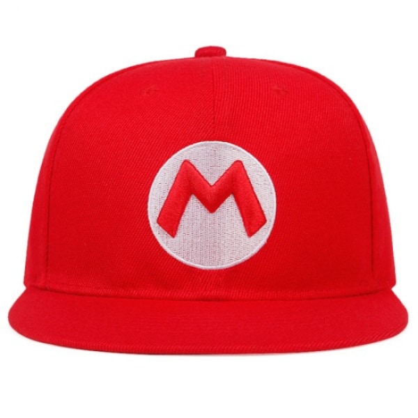 1 stk baseballhette Super Mario RØD rød