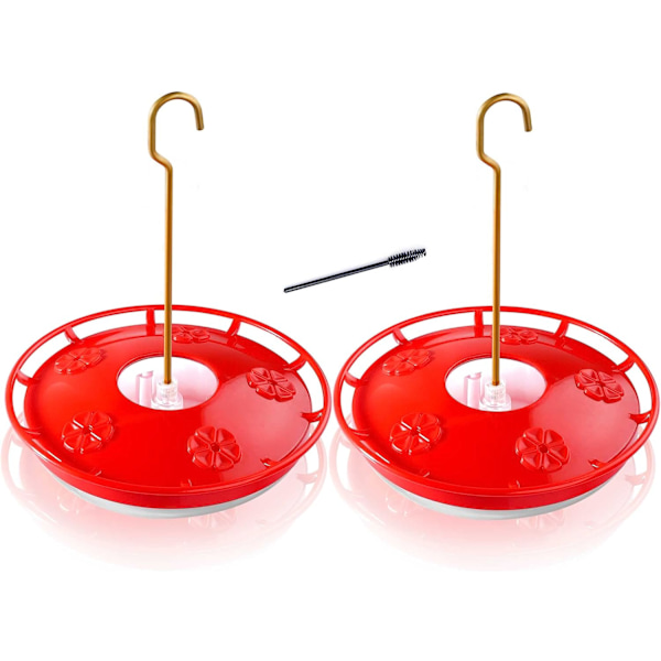 Kolibrimatare för utomhusupphängning, 2-pack, läckagesäker, enkel