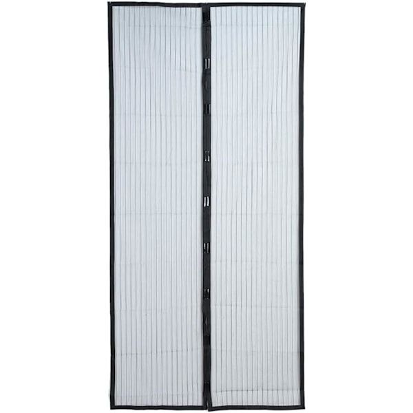 Hyttysverkko 110x210cm Magneettinen hyttysverkko ilman porausta Valkoinen hyttysverkko liimanauhalla ja erittäin hienolla verkolla