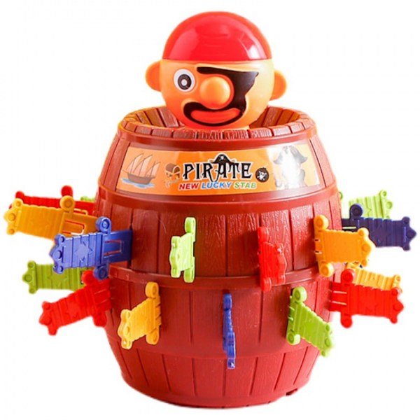 Pop Up Pirate -lelu / Merirosvo tynnyrissä - Hauska peli lapsille