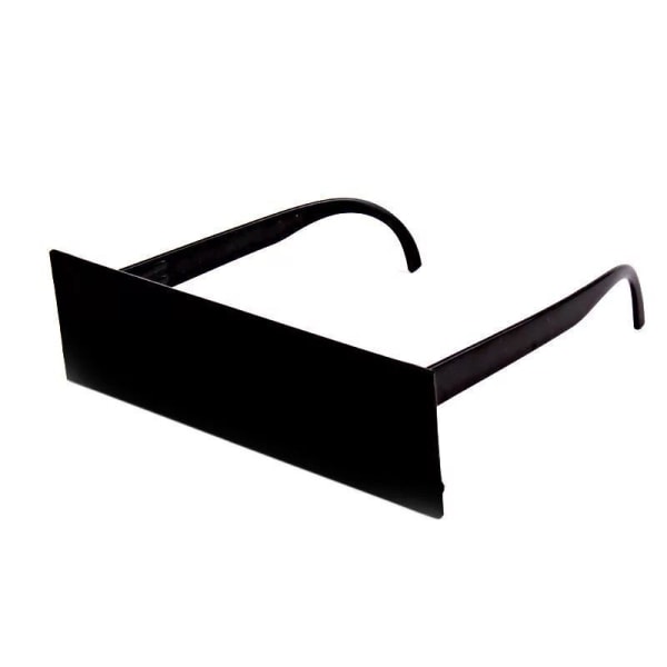 One-Piece Black Bar Novelty Sunglasses