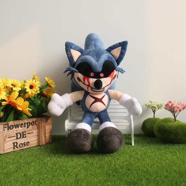 40cm/15,7\" Plysch, Evil Sonic Plyschdocka Perfekt Samling
