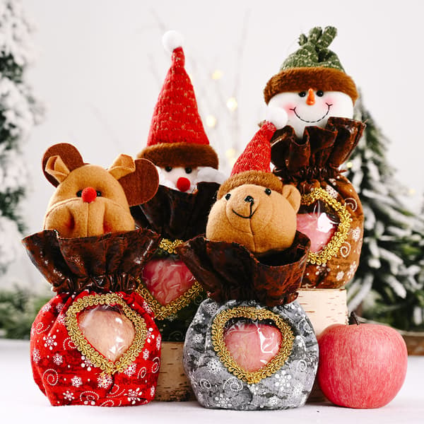 Candy Apple Christmas Candy Bag Pack Gavepose Julekake Ba