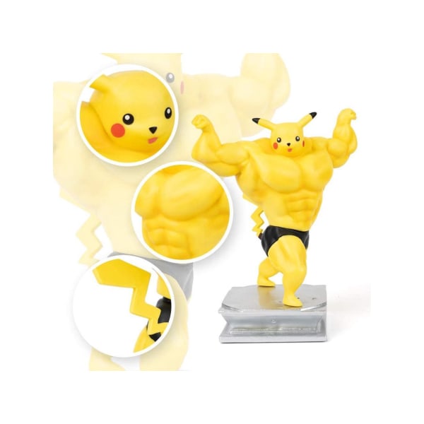 Anime Action Figur GK Pikachu Figur Statue Figurine Bodybuildin