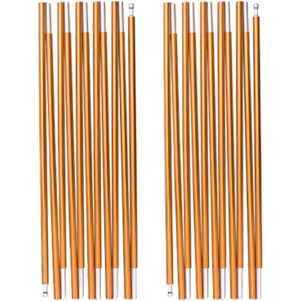 4,4 m Tetne stang aluminiumlegering teltstang 2 reparationssæt vandring camping a