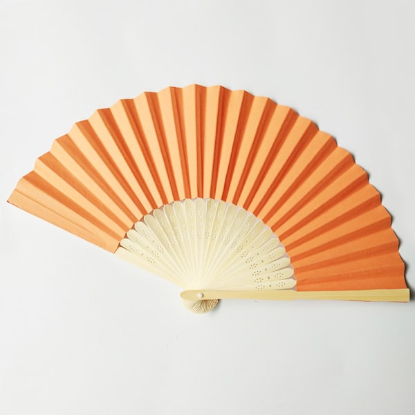 Children's painting and writing blank fan Bamboo DIY blank hand-p