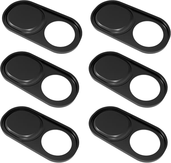Webcam-skydd Slide6Pack, ultratunn metallmagnet-webkamera-skydd
