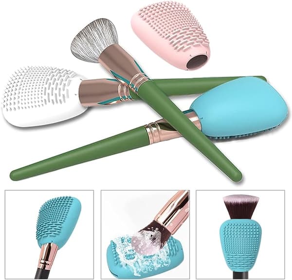 Makeup børste covers rejse makeup børste holder silikone makeup br