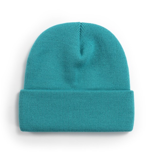 Knitted Hat Solid Color Pullover Beanie Warm Hat