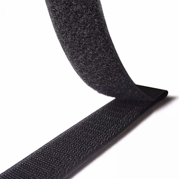20cm Svarte Kabelbinder, 30 stk Gjenbrukbare Kabelbinder, Kabelbinder, Borrelås