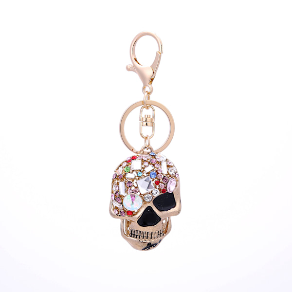Skull nøglering nøglering Trendy og Punk Style nøglering Unisex Gi