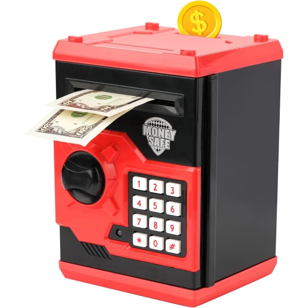 ATM Piggy Bank pojille, tytöille, Mini ATM Coin Bank Money Saving Bo