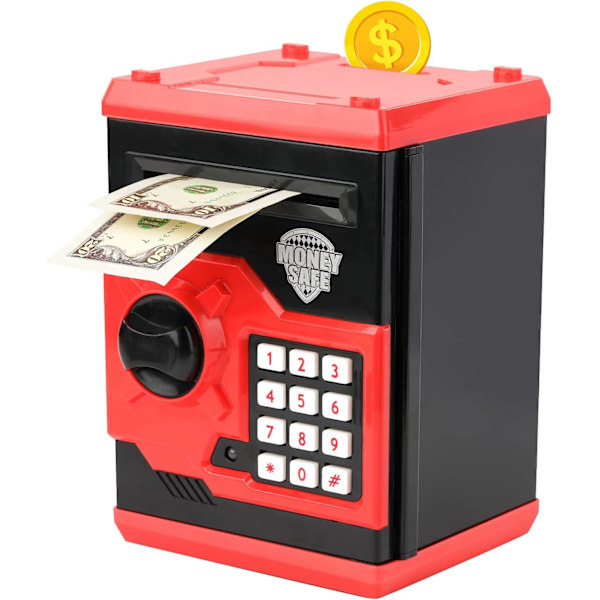 ATM-possupankki pojille ja tytöille, Mini ATM-kolikkopankki rahan säästämiseen