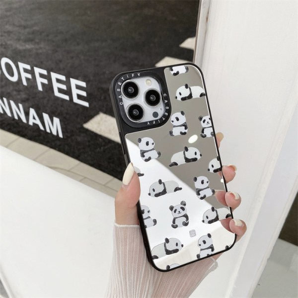 Sødt Panda Clear Cover til iPhone 13 Pro Max, Kawaii Animal Patte