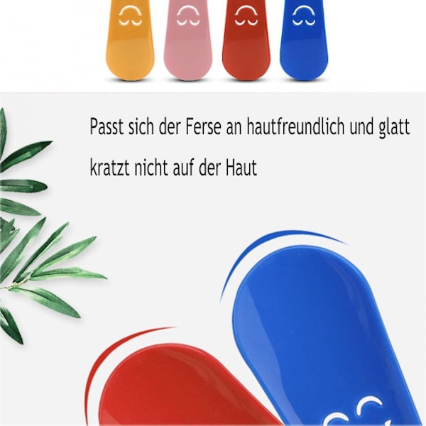 Plastskohorn sko-sked set med 6, mycket stabil design för män, kvinnor