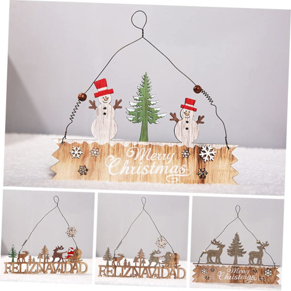 B-Fireplace Decor Koti Dekor Puinen Plaketti Koristeellinen Ulkoilma Dec