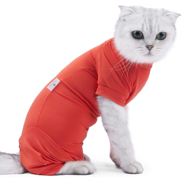 Cat Post-Surgery Recovery Kit - Langærmet kirurgisk pyjamas - Co