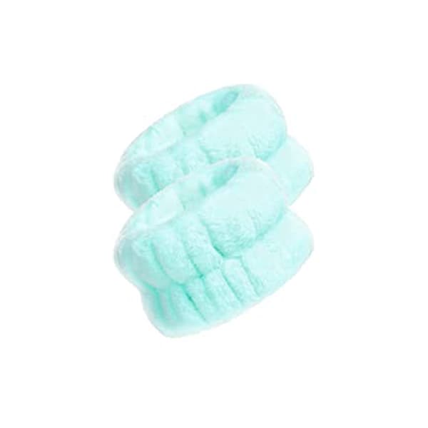 4 par håndleddsvaskbånd i mikrofiber