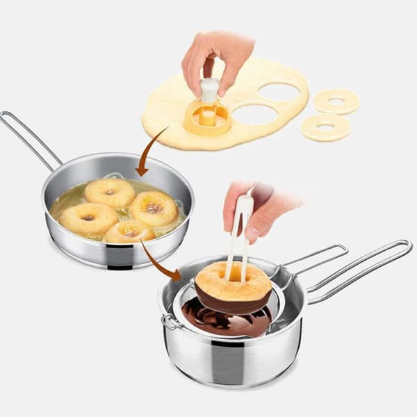 Donut-kutter, form, DIY-donut-kutter, kjeks-stempelform, Donu
