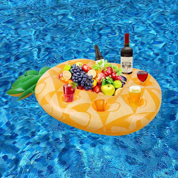 Oppustelig drikkevareholder, flydende poolbar