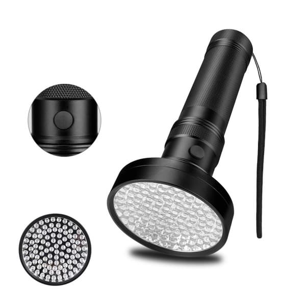 UV-taskulamppu 100 LEDillä - suuri