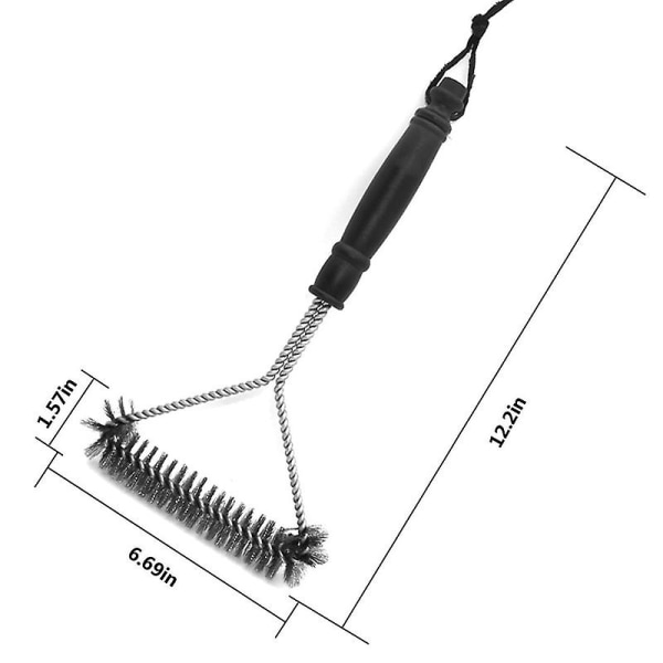 Kök Tillbehör BBQ Grill Grill Kit Rengöringsborste Stainle