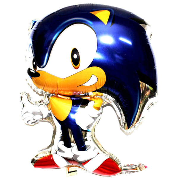 5 stycken Sonic The Hedgehog heliumballonger för Sonic The Hedg