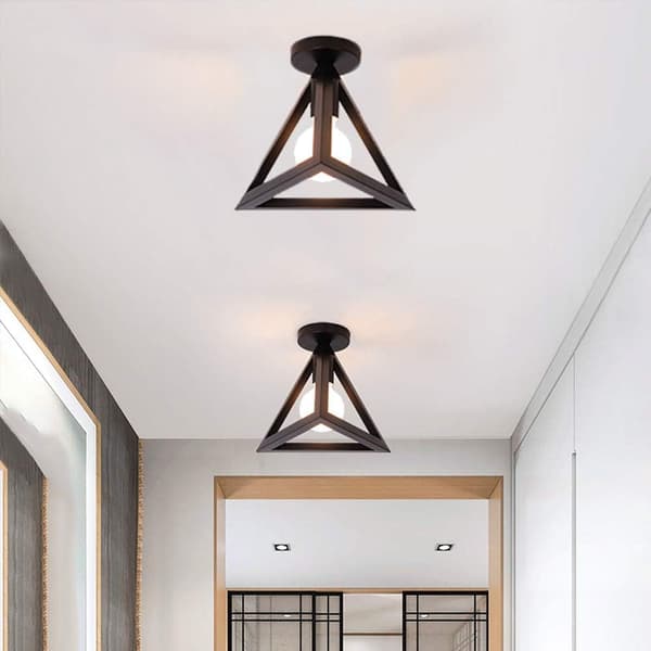 Moderne loftslampe i burform