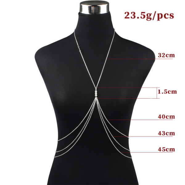 Sexig kroppskedja sele bodychain för kvinnor mage midja bikini kedja kvinnlig body smycken flickor mode boho strand smycken