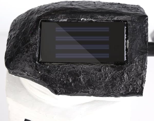 Vindmøllelys LED-lys Ornament med solcellepanellampe med Adju