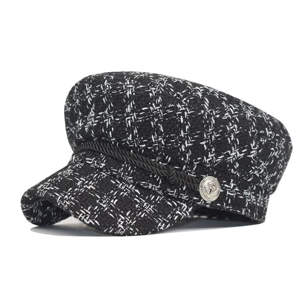 1 stk. Beret Cap Dame Modehatte Casual Retro Elegant Hat Visor W