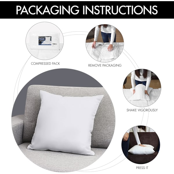 Seng 50*50cm (sett med 2)-inner pute-inner pute-inner pute